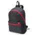 Рюкзак TOWN, черный, красный, полиэстер 600d