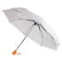 Зонт складной FANTASIA, механический, белый, оранжевый, нейлон, пластик