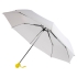 Зонт складной FANTASIA, механический, белый, желтый, нейлон, пластик