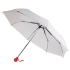 Зонт складной FANTASIA, механический, белый, красный, нейлон, пластик