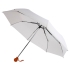 Зонт складной FANTASIA, механический, белый, светло-коричневый, нейлон, пластик