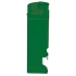 Зажигалка пьезо ISKRA с открывалкой, зеленый, пластик