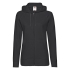 Толстовка женская LADIES LIGHTWEIGHT HOODED SWEAT 240, черный, 80% хлопок 20%, полиэстер 240 г/м2