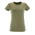 Футболка REGENT FIT WOMEN, хаки меланж, L, 60% х/б, 40% п/э,  150 г/м2, хаки, 60% х/б, 40% п/э, 150г/м2