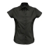 Рубашка женская EXCESS 140, черный, 97% хлопок, 3% полиэстер, 140 г/м2