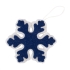 Украшение новогоднее SNOWFLAKE, синий, вспененный полистирол с флокированием, ткань