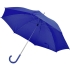 Зонт-трость с пластиковой ручкой, механический, синий, нейлон, плотность 190 г/м2