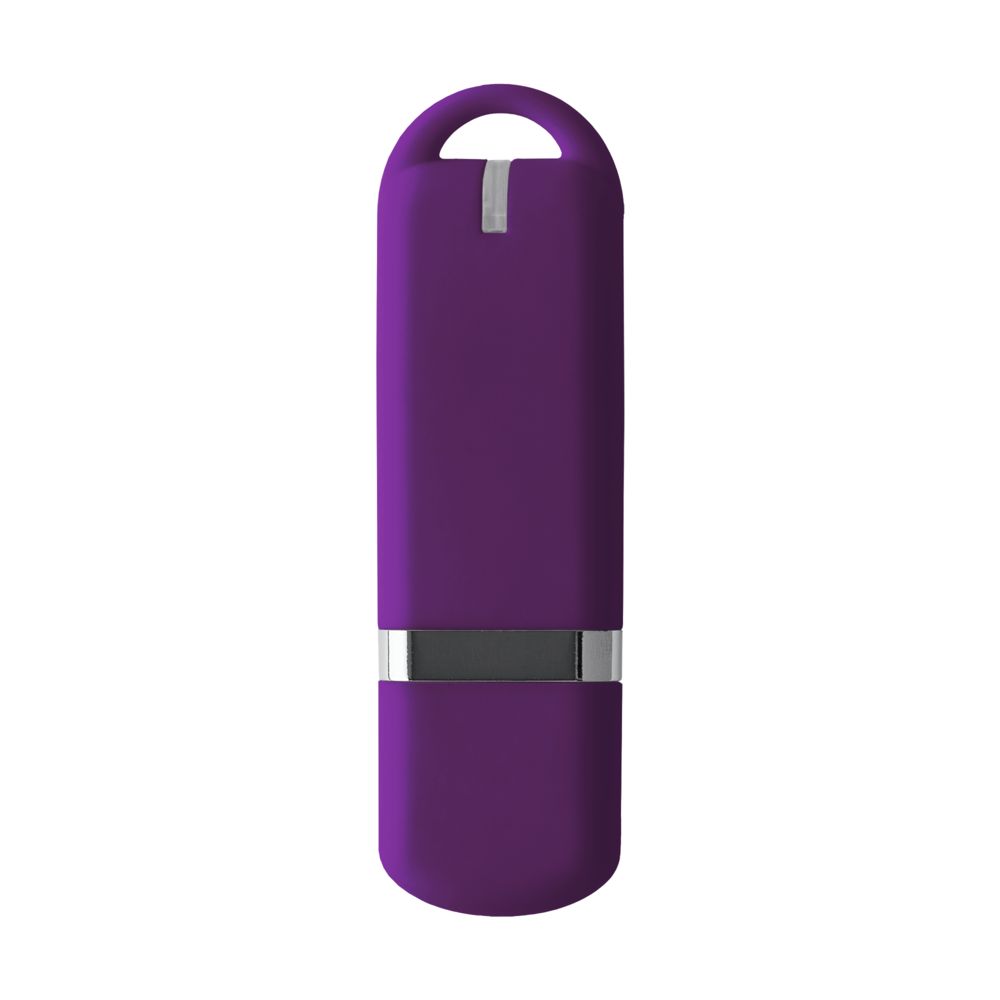 Флешка Memo, 8 Гб, фиолетовая, , пластик; покрытие софт-тач