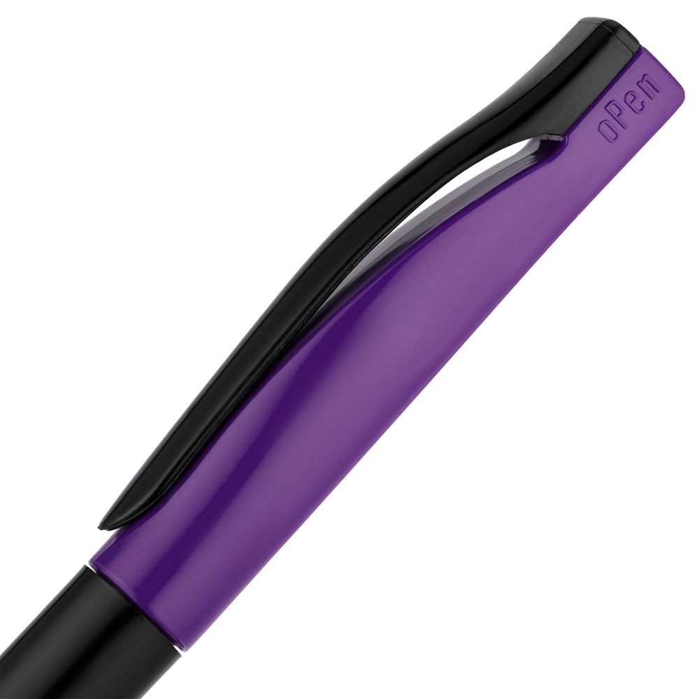 Ручка шариковая Pin Special, черно-фиолетовая, , 