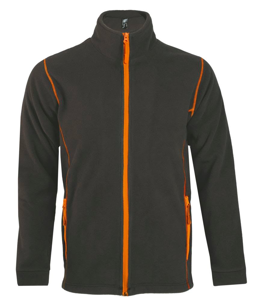 Куртка мужская NOVA MEN 200, темно-серая с оранжевым, , 