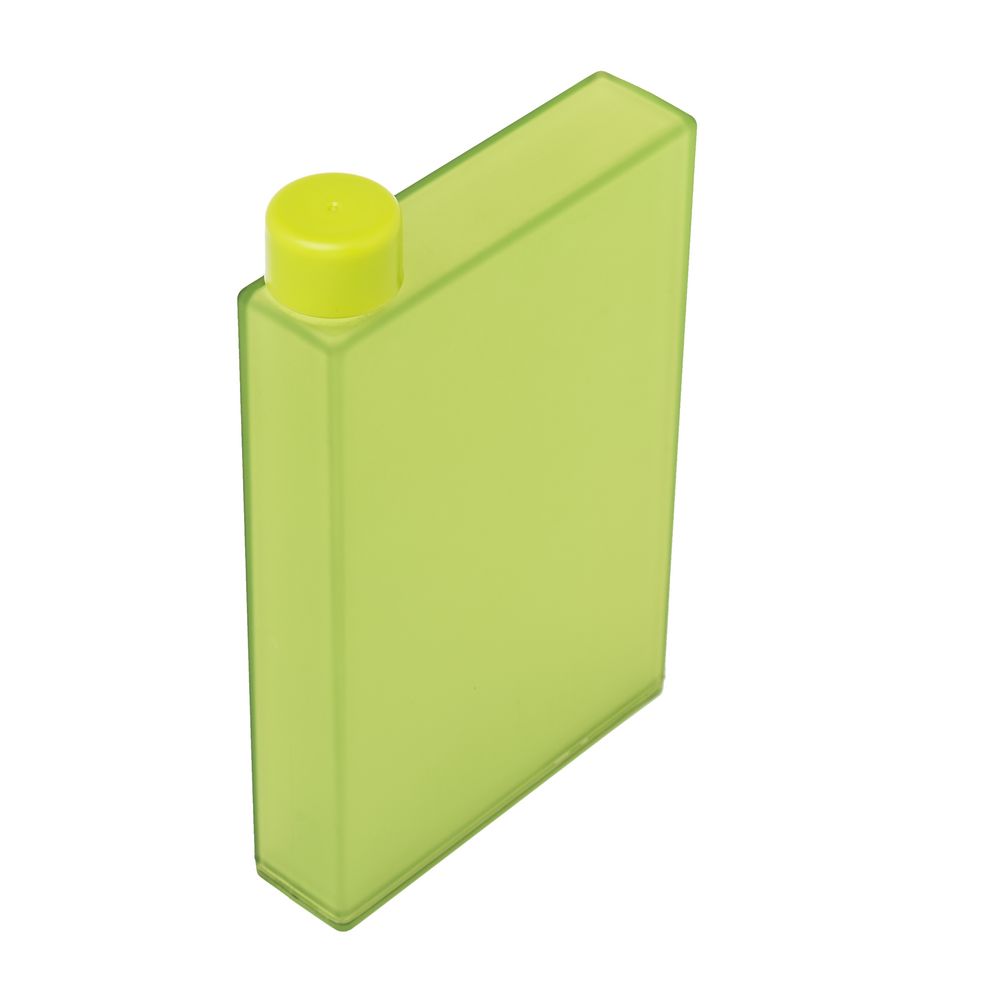 Бутылка-фляга Square, зеленая, , пластик Бутылка-фляга Square, зеленая, , пластик