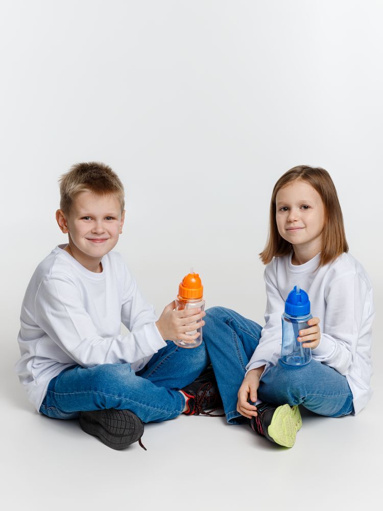 Детская бутылка для воды Nimble, оранжевая, , пластик Детская бутылка для воды Nimble, оранжевая, , пластик