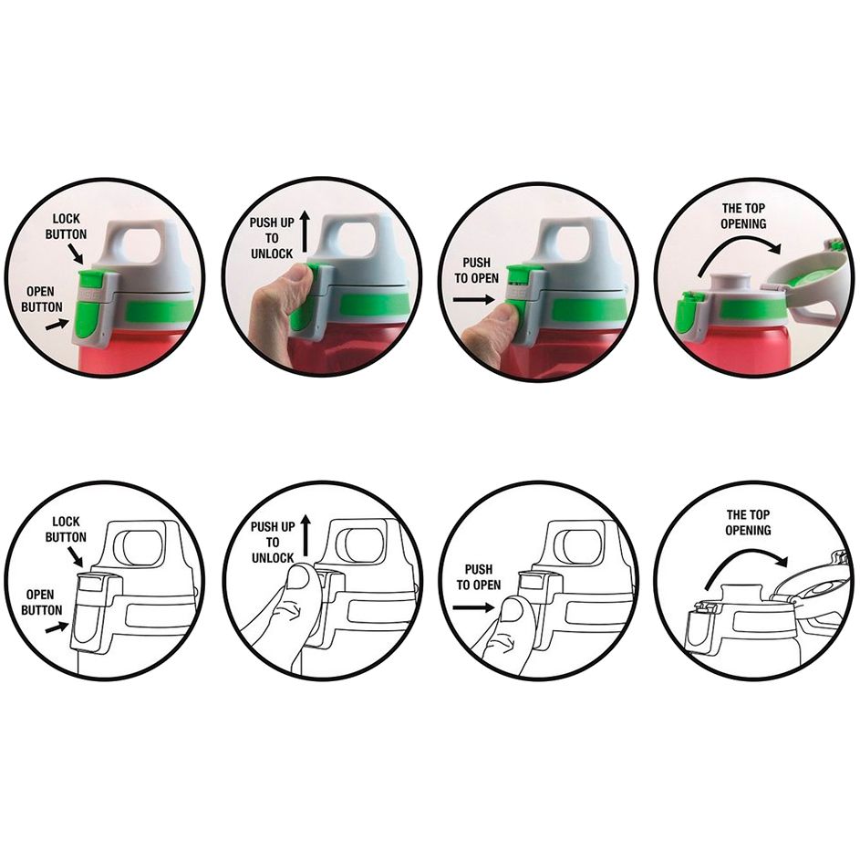 Бутылка для воды Total Clear One, серая, , пластик Бутылка для воды Total Clear One, серая, , пластик