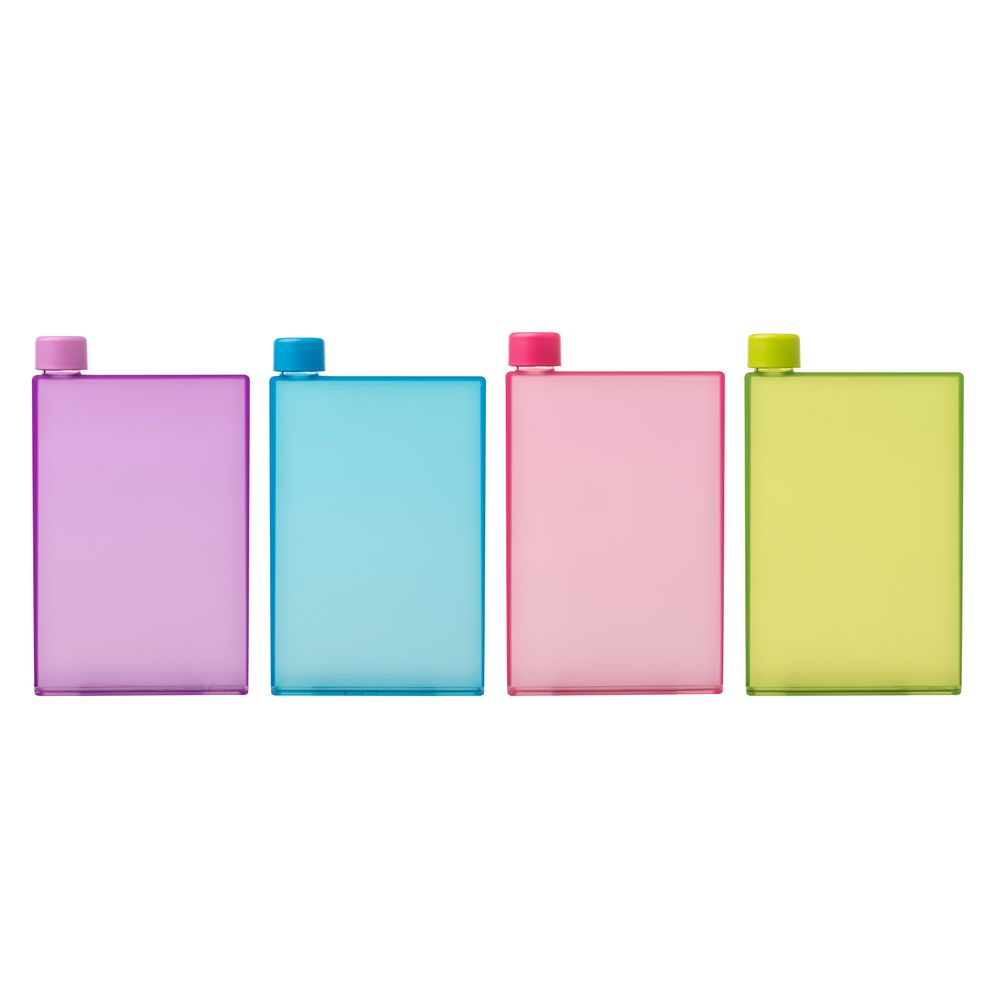 Бутылка-фляга Square, зеленая, , пластик Бутылка-фляга Square, зеленая, , пластик