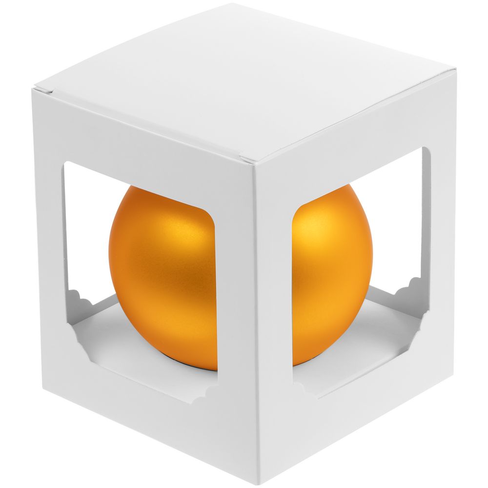 Елочный шар Gala Matt в коробке, золотой, 8,5 см, , шар - стекло, металл; коробка - картон Елочный шар Gala Matt в коробке, золотой, 8,5 см, , шар - стекло, металл; коробка - картон