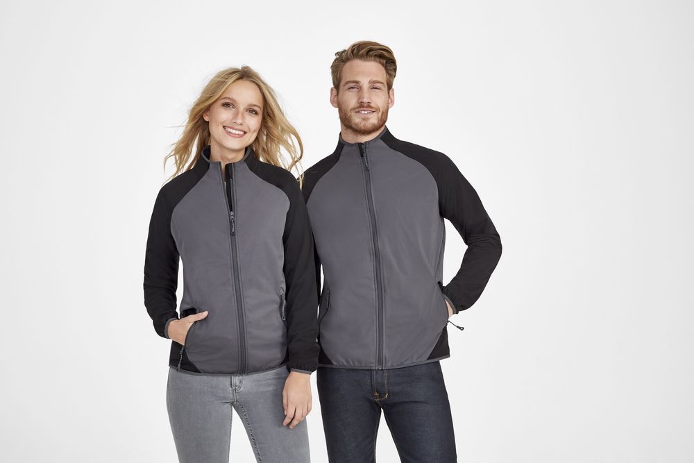 Куртка софтшелл мужская ROLLINGS MEN, темно-синяя с серым, , полиэстер 100%, плотность 180 г/м² Куртка софтшелл мужская ROLLINGS MEN, темно-синяя с серым, , полиэстер 100%, плотность 180 г/м²