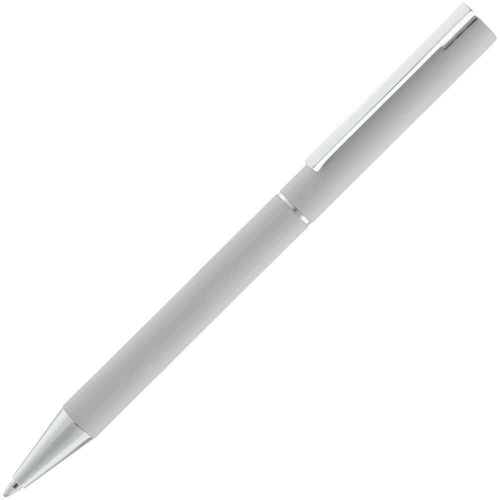 Ручка шариковая Blade Soft Touch, серая, , Ручка шариковая Blade Soft Touch, серая, ,