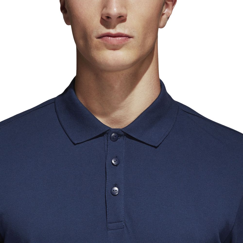 Рубашка поло Essentials Base, синяя, , Рубашка поло Essentials Base, синяя, ,