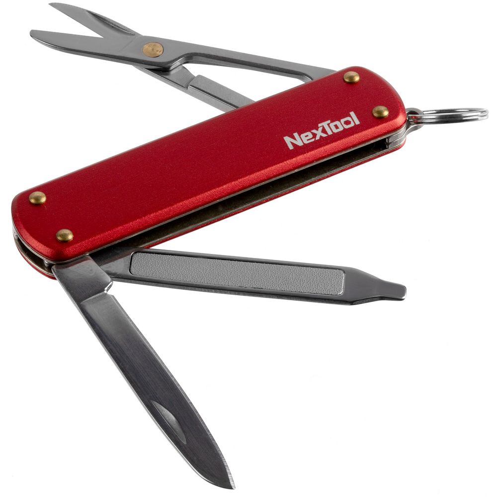 Нож-брелок NexTool Mini, красный, , пластик, абс; металл, нержавеющая сталь 402j2