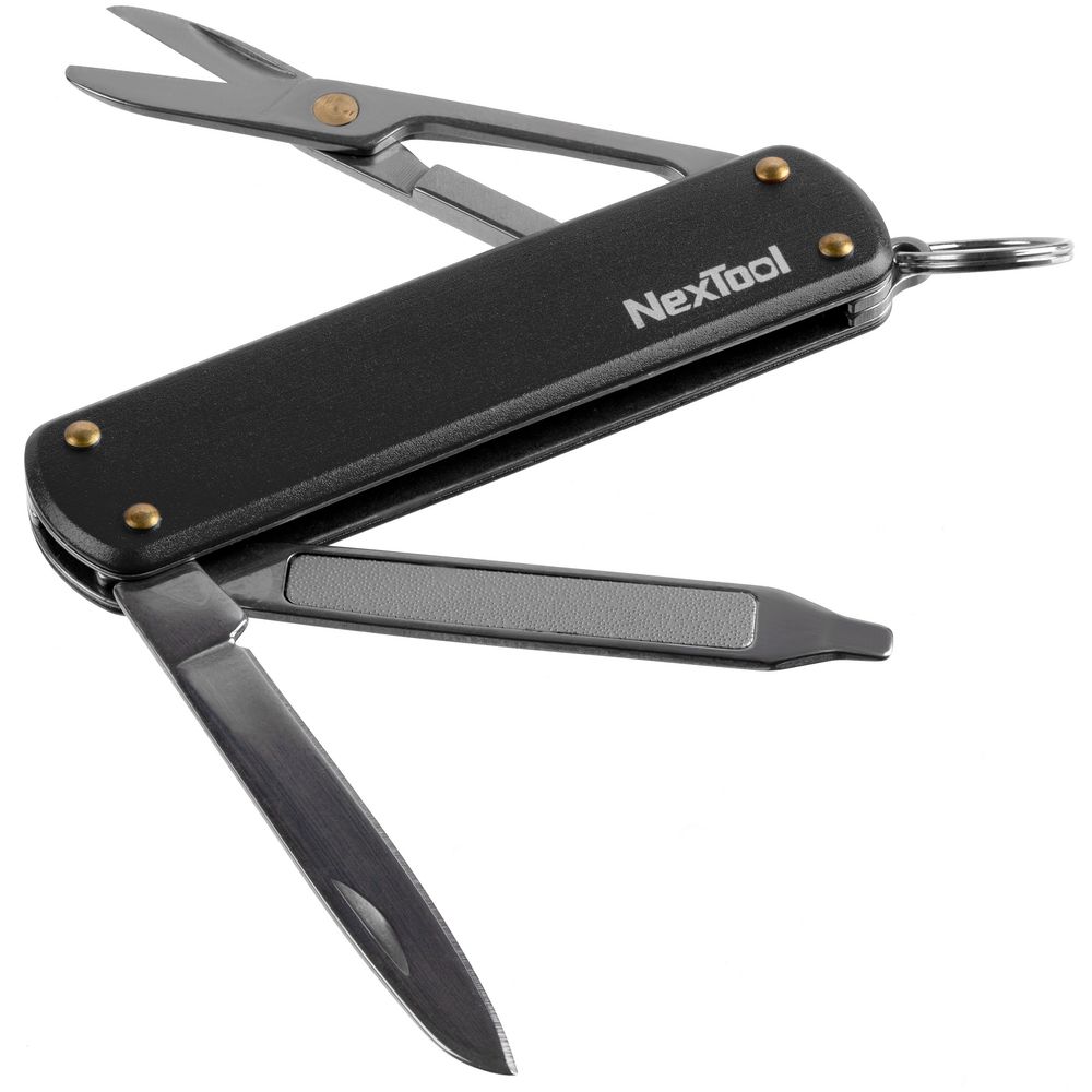 Нож-брелок NexTool Mini, черный, , пластик, абс; металл, нержавеющая сталь 402j2