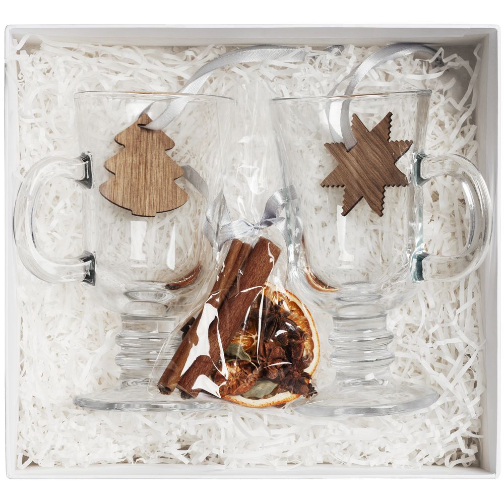 Набор для глинтвейна Mystery Eve, , картон; стекло; дерево
