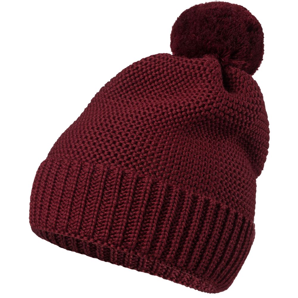 Шапка Brugge, бордовая, , Шапка Brugge, бордовая, ,