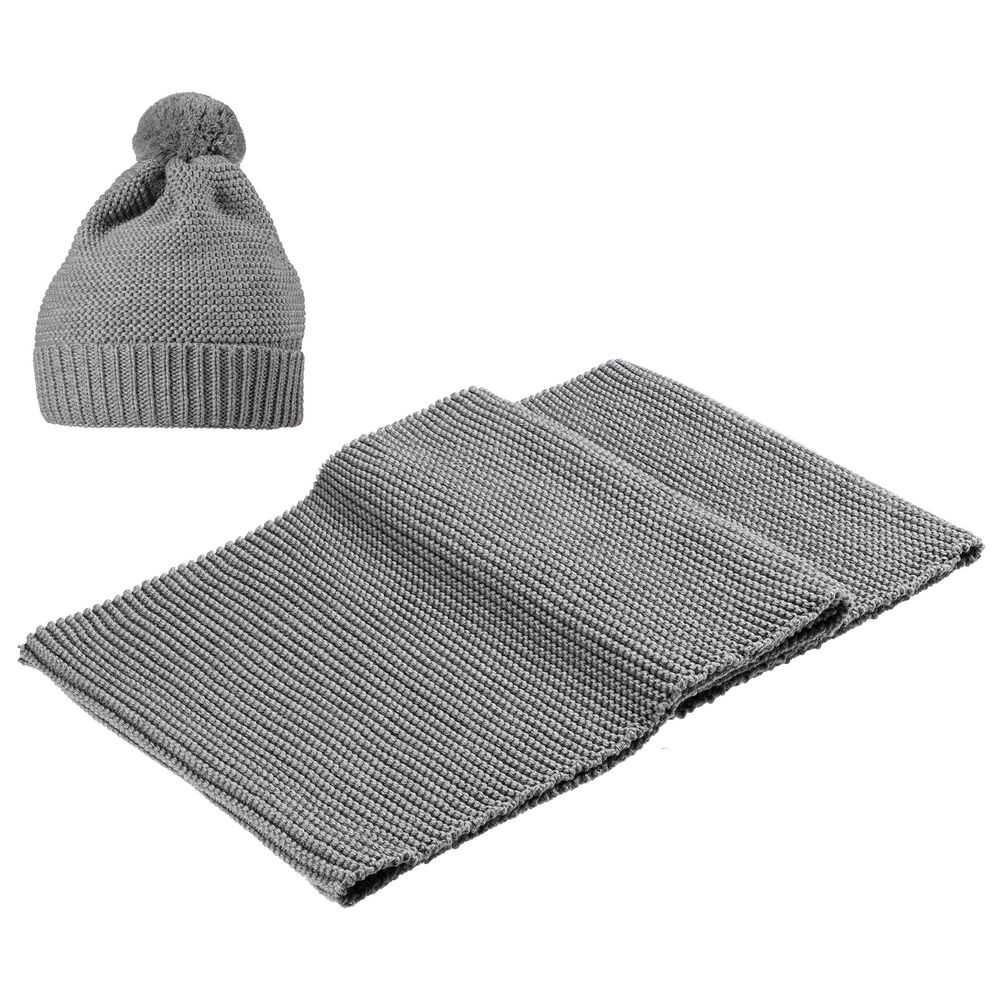 Шапка Brugge, серая, , 50% шерсть, 50% акрил Шапка Brugge, серая, , 50% шерсть, 50% акрил