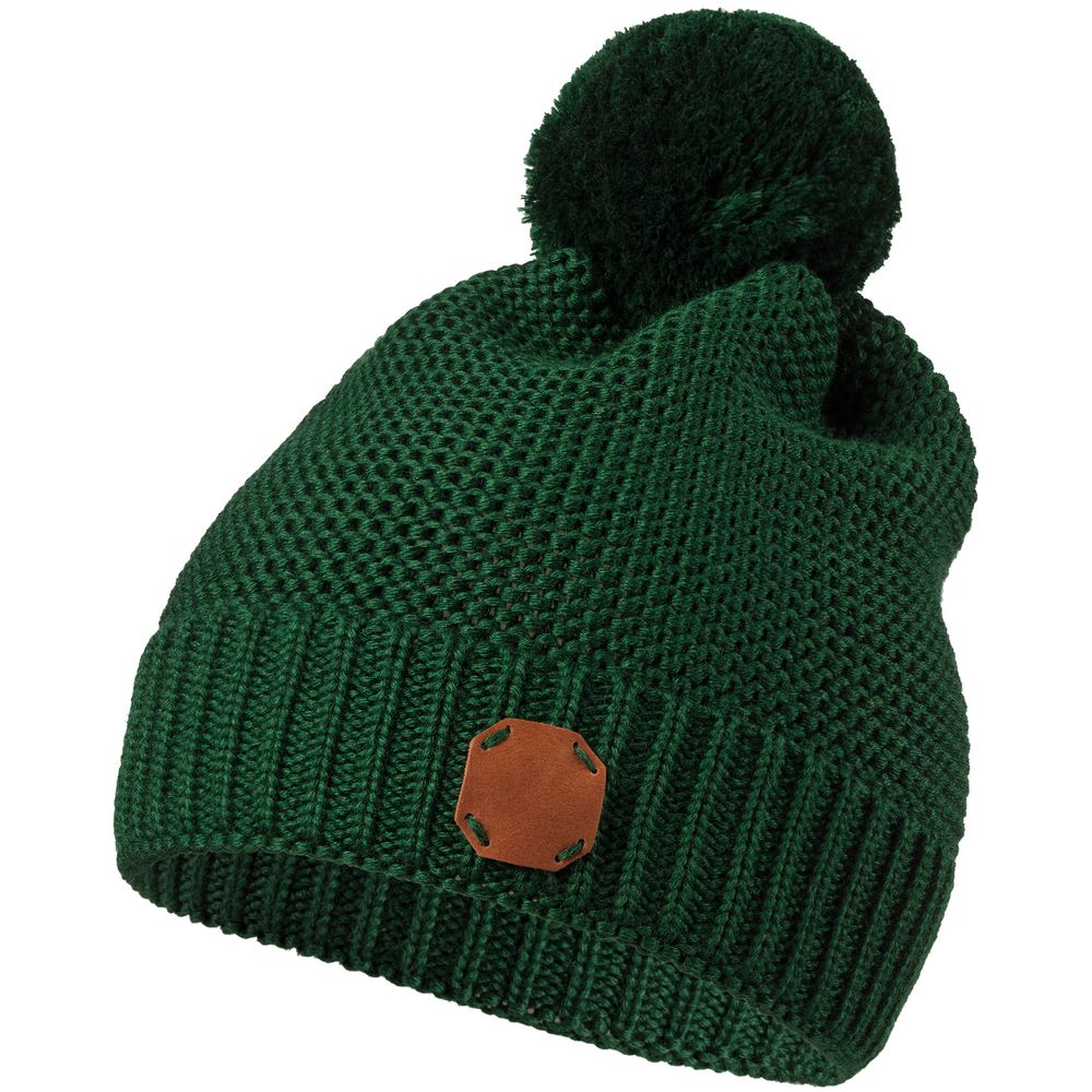 Шапка Brugge, зеленая, , 50% шерсть, 50% акрил Шапка Brugge, зеленая, , 50% шерсть, 50% акрил