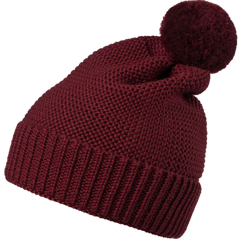 Шапка Brugge, бордовая, , Шапка Brugge, бордовая, ,