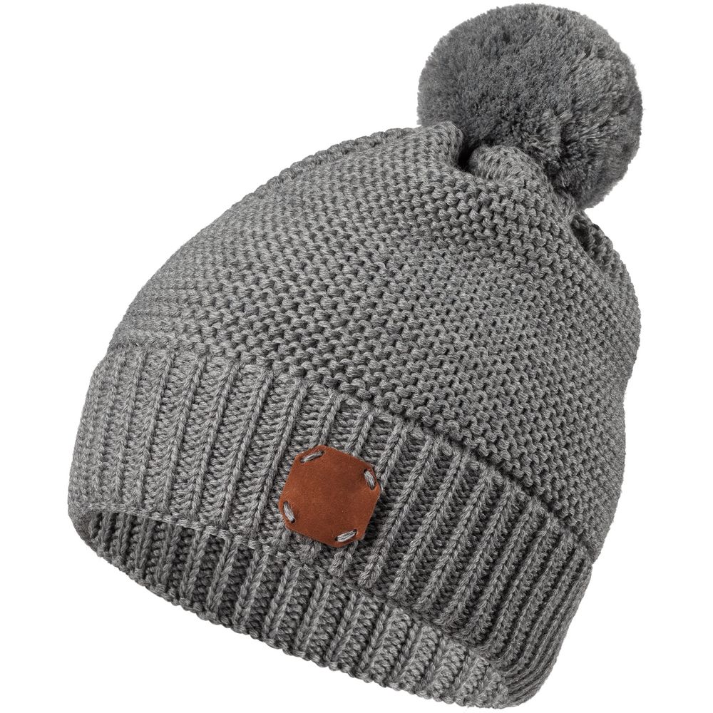 Шапка Brugge, серая, , 50% шерсть, 50% акрил Шапка Brugge, серая, , 50% шерсть, 50% акрил