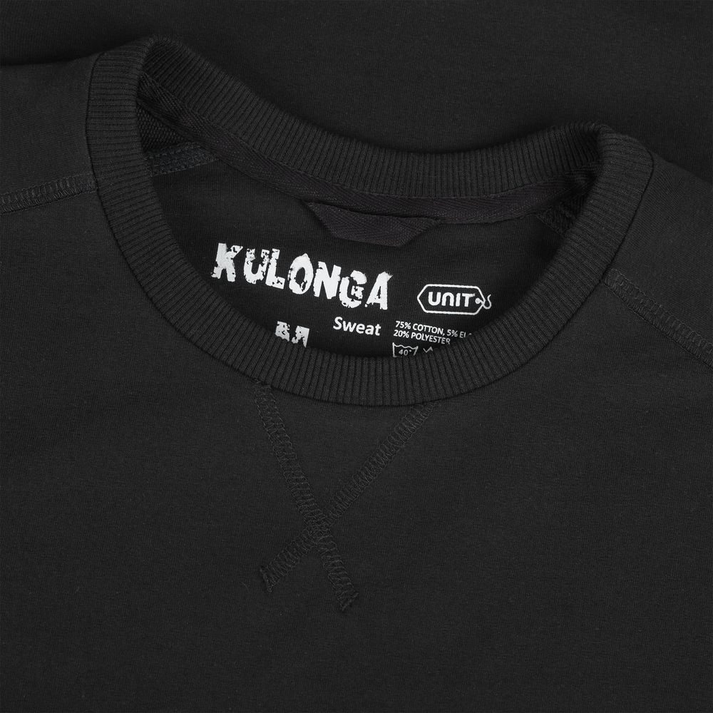 Свитшот мужской Kulonga Sweat, черный, , хлопок, 75%; полиэстер, 20%; эластан 5%, плотность 240 г/м² Свитшот мужской Kulonga Sweat, черный, , хлопок, 75%; полиэстер, 20%; эластан 5%, плотность 240 г/м²