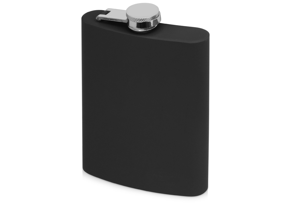 Фляжка 240 мл Remarque soft touch, 304 сталь, черный, черный, нержавеющая cталь 304 марки с покрытием soft-touch