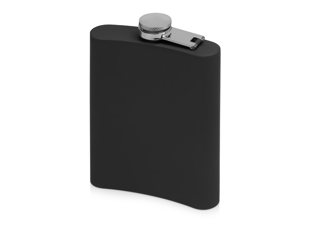 Фляжка 240 мл Remarque soft touch, 304 сталь, черный, черный, нержавеющая cталь 304 марки с покрытием soft-touch