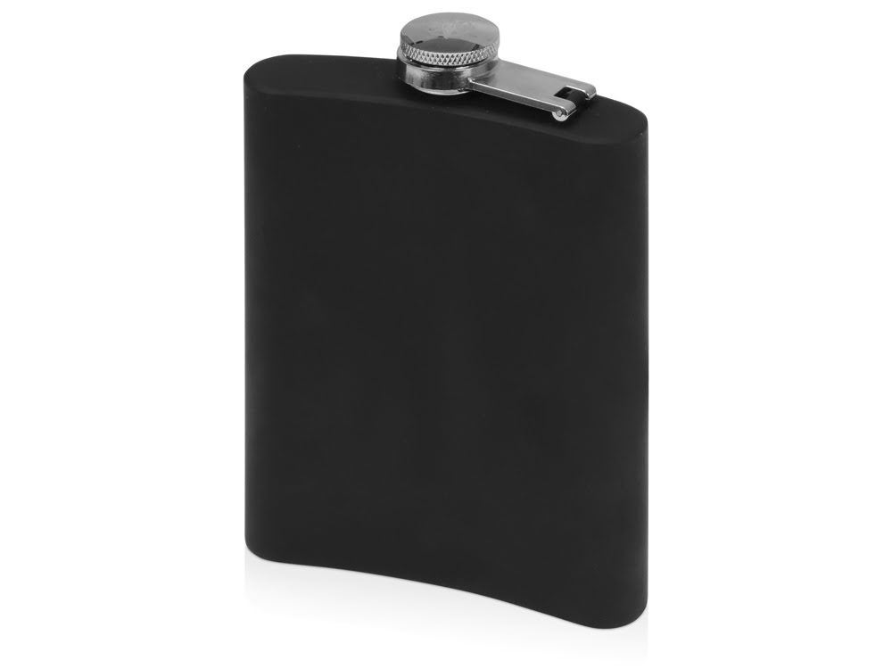 Фляжка 240 мл Remarque soft touch, черный, черный, нержавеющая cталь с покрытием soft-touch