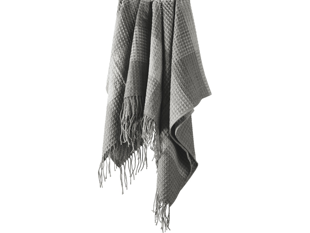 Плед акриловый Gaufre, серый, серый, 100% акрил Плед акриловый Gaufre, серый, серый, 100% акрил