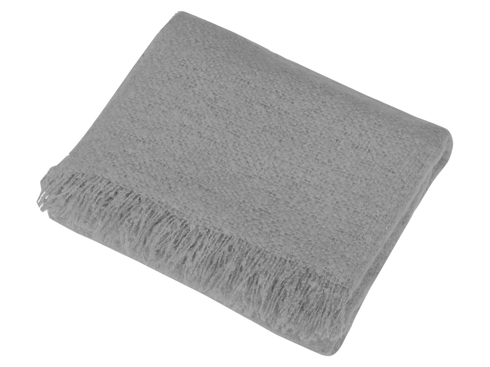 Плед акриловый Mohair, серый, серый, 100% акрил Плед акриловый Mohair, серый, серый, 100% акрил