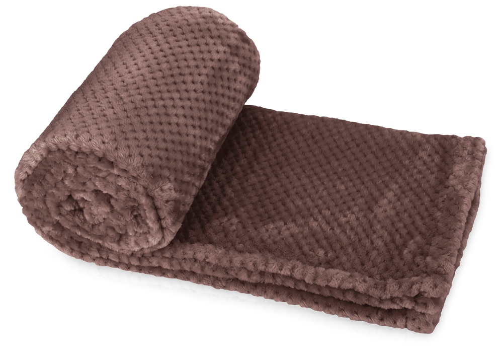 Плед Фолд, шоколадный, шоколадный, 100% полиэстер, флис Плед Фолд, шоколадный, шоколадный, 100% полиэстер, флис