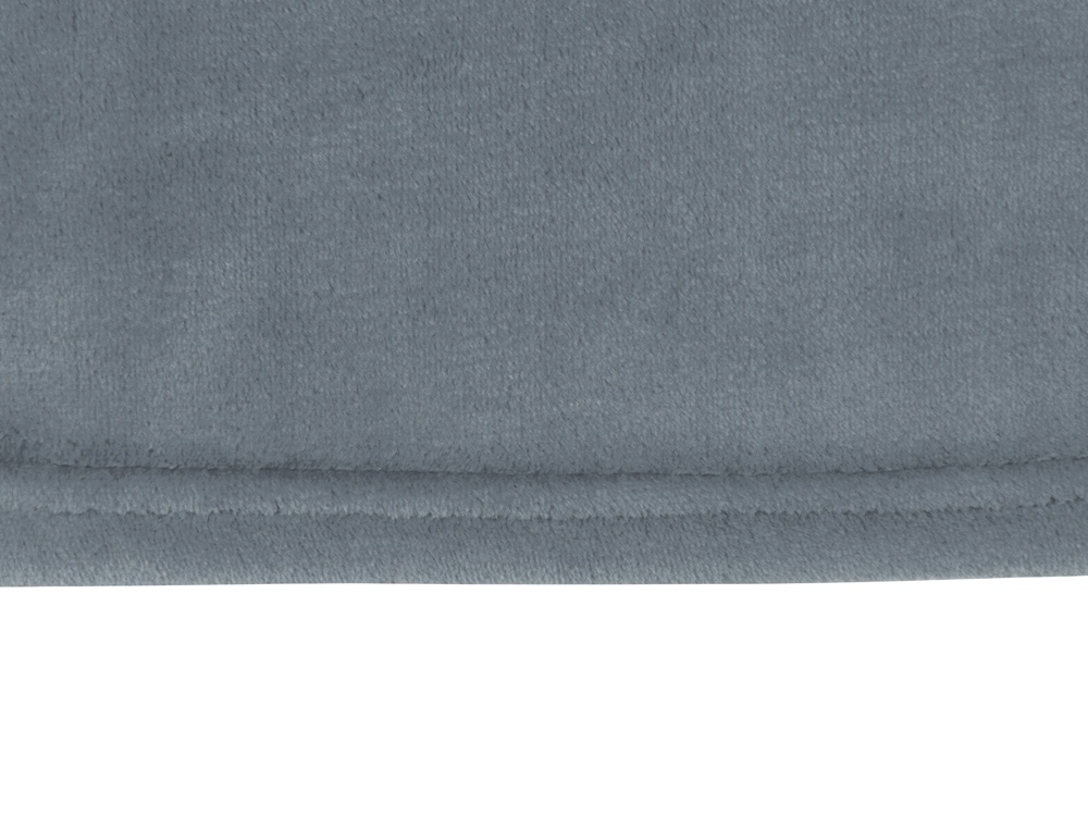 Плед флисовый Natty из переработанного пластика, серый, серый, rpet- полиэстер Плед флисовый Natty из переработанного пластика, серый, серый, rpet- полиэстер