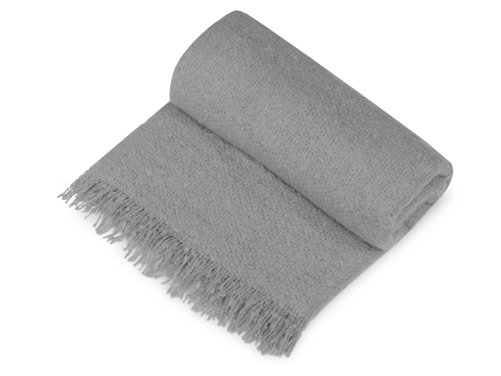 Плед акриловый Mohair, серый, серый, 100% акрил Плед акриловый Mohair, серый, серый, 100% акрил
