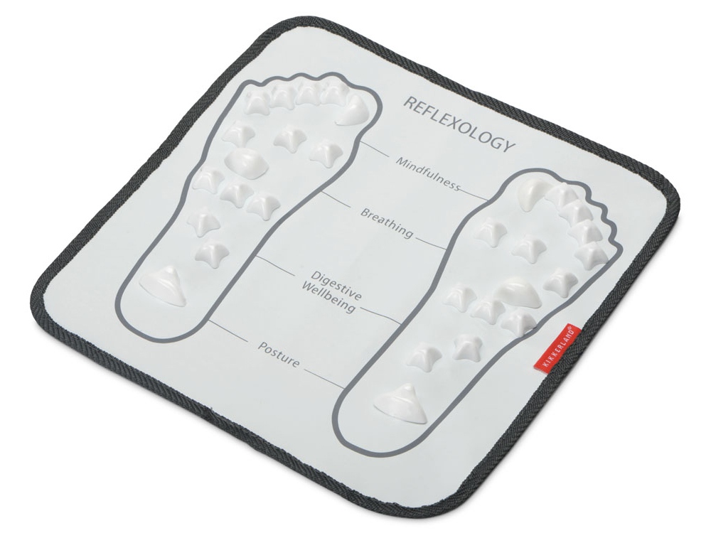 Массажный коврик для ног Relax, белый/серый, полиуретан, пп пластик Массажный коврик для ног Relax, белый/серый, полиуретан, пп пластик