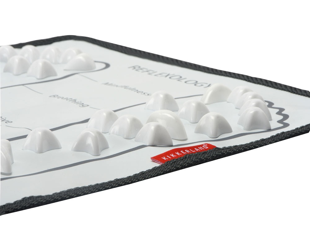 Массажный коврик для ног Relax, белый/серый, полиуретан, пп пластик Массажный коврик для ног Relax, белый/серый, полиуретан, пп пластик