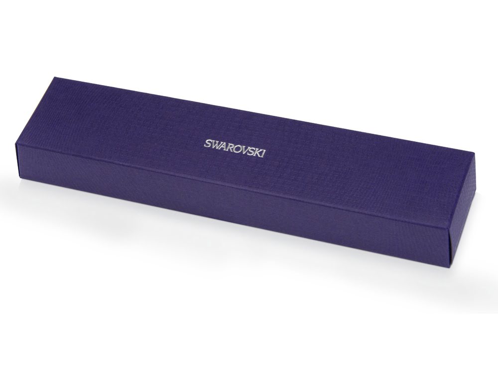 Ручка шариковая Crystalline Swan. Swarovski, прозрачный/золотистый, кристаллы swarovski/металл Ручка шариковая Crystalline Swan. Swarovski, прозрачный/золотистый, кристаллы swarovski/металл