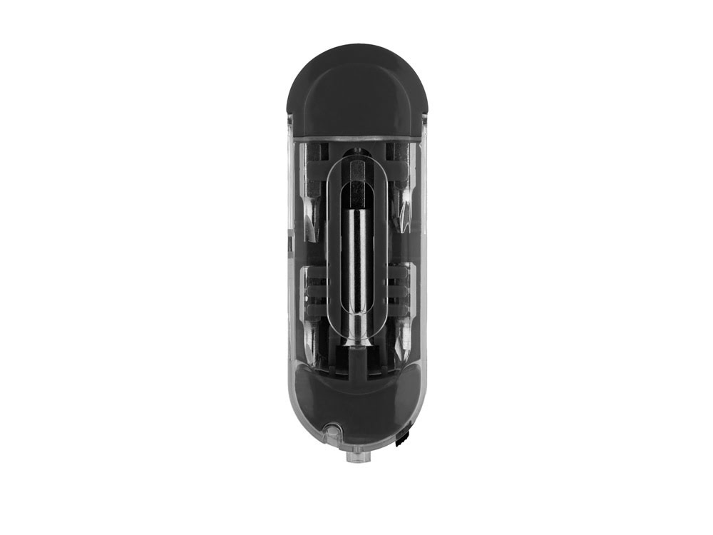 5-функциональный инструмент Solcore, черный, черный/серебристый/прозрачный, пластик