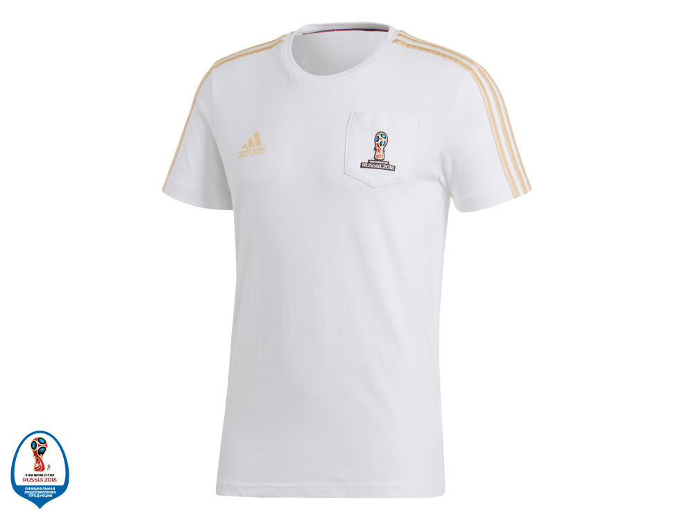 Футболка мужская FWC Emblem. adidas, белый, белый, 100% хлопок Футболка мужская FWC Emblem. adidas, белый, белый, 100% хлопок