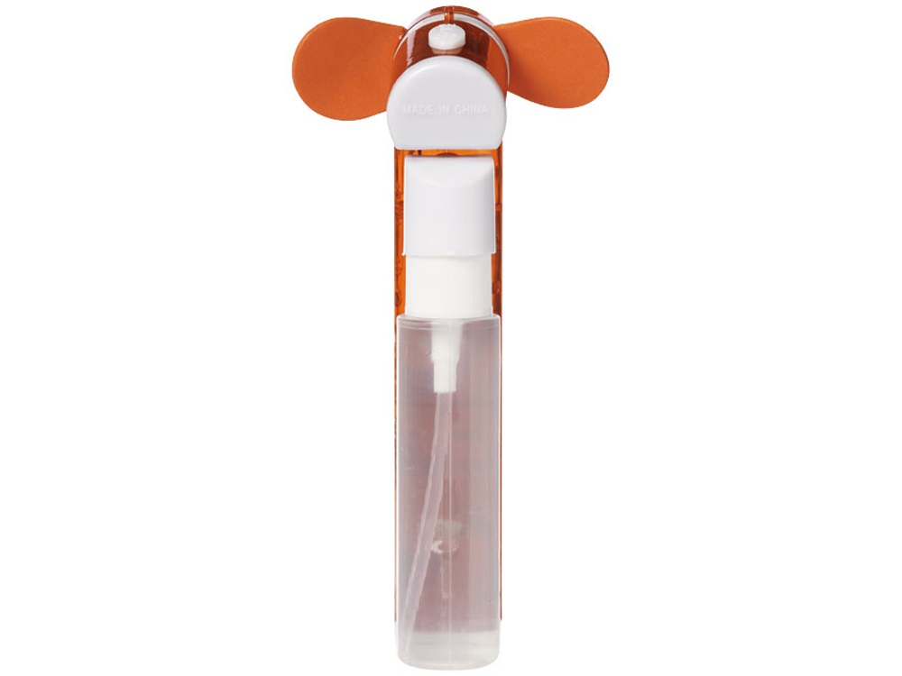 Карманный водяной вентилятор Fiji, оранжевый, оранжевый, пс, пп пластик