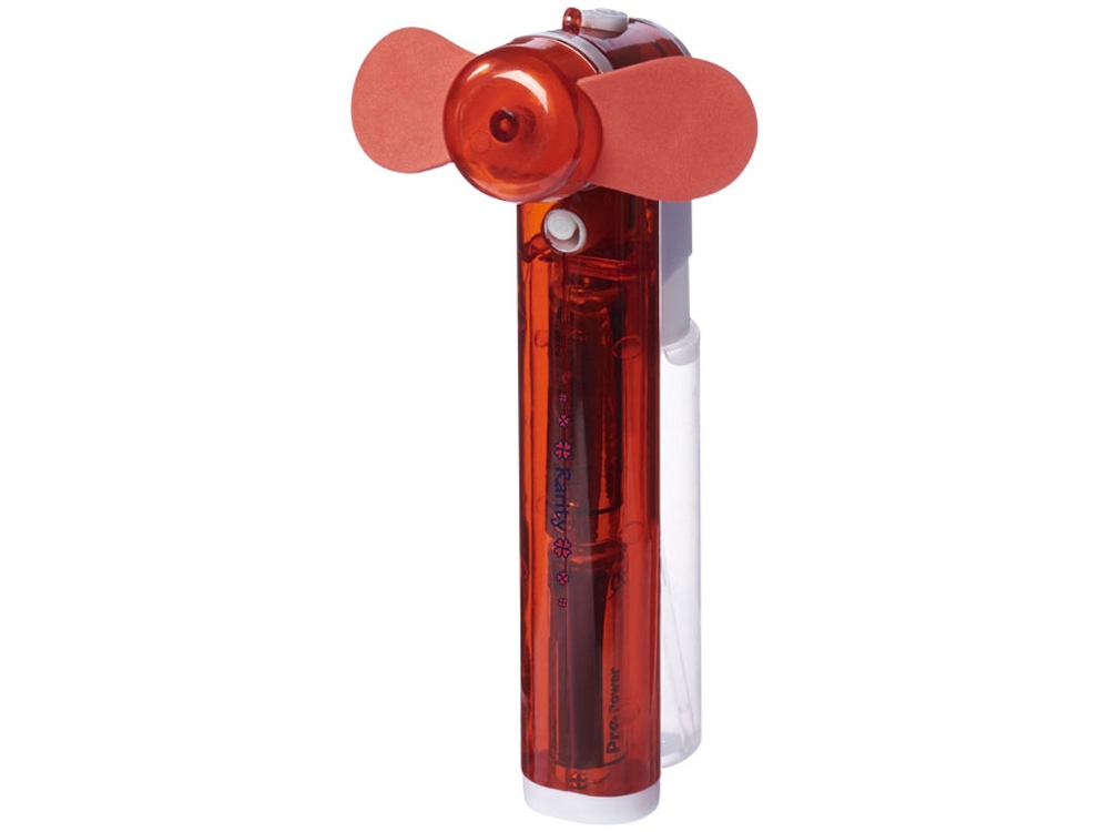 Карманный водяной вентилятор Fiji, красный, красный, пс, пп пластик
