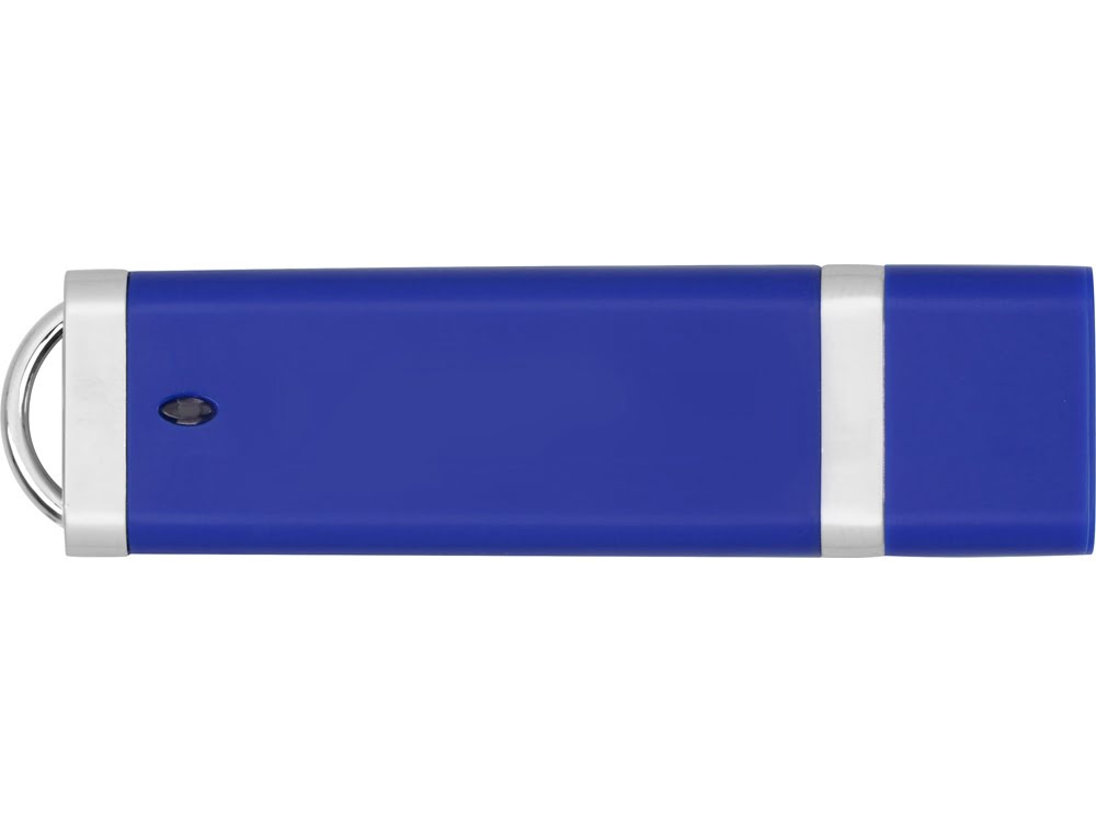 Флеш-карта USB 2.0 16 Gb Орландо, синий, синий/серебристый, пластик/металл