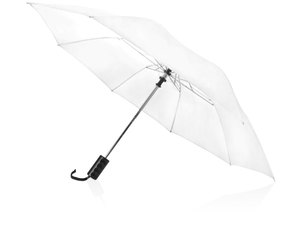 Зонт складной Андрия, белый, белый, нейлон/металл/пластик