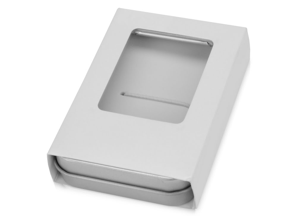Коробка для флеш-карт «Этан», серебристый, серебристый, металл