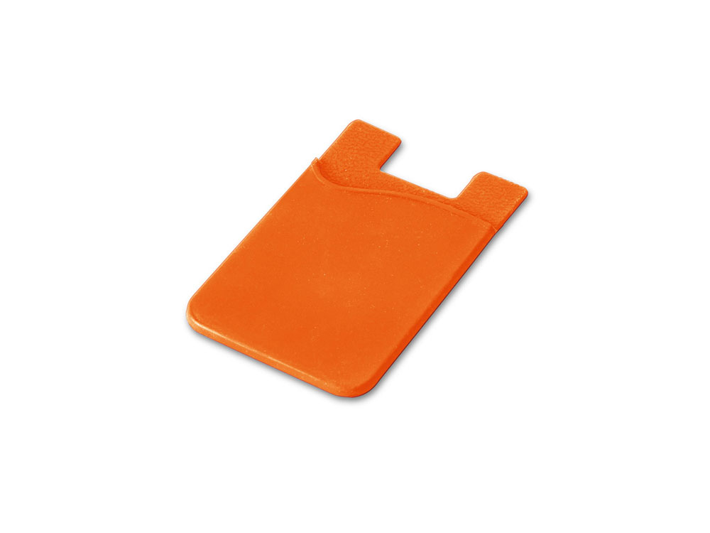 SHELLEY. Визитница для смартфона, Оранжевый, оранжевый, силикон